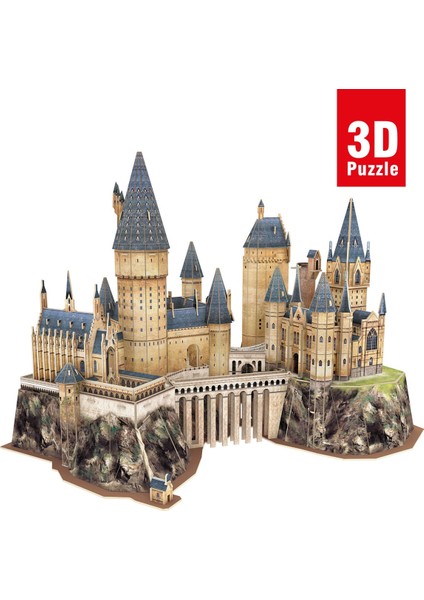 Cubic Fun 197 Parça 3D Puzzle Harry Potter Hogwarts Kalesi