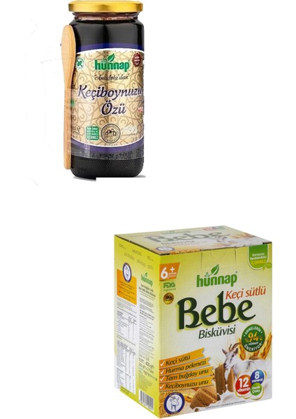 Bebe Bisküvisi 400 gr + Hünnap Keçiboynuzu Özü 310 gr