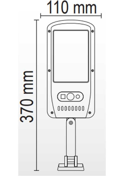 60 Watt IP66 Güneş Enerjili Solar Sokak Armatürü