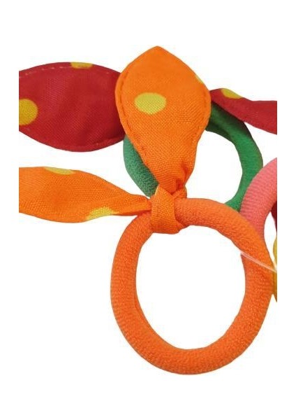 Tavşan Kulak Puantiyeli 5li Lastik Toka fırsatları