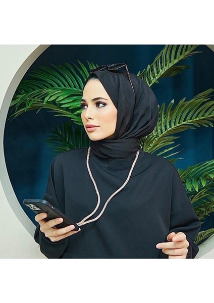 Swarovski Taşlı Janjanlı Gümüş Üzerine Renkli Taşlı Telefon Boyun Askısı modelleri