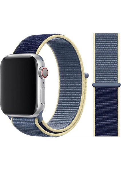 Apple Watch Seri 7 6 5 4 3 2 Se 38MM / 40MM / 41MM Uyumlu Spor Loop Dokuma Hasır Kordon fiyatları