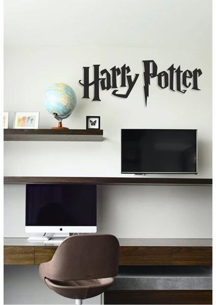 Harry Potter Mdf Dekoratif Duvar Süsü Duvar Yazısı 40 x 80 cm