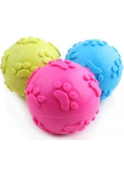 Pati Desenli Köpek Isırma Topu Küçük Boy At Getir Top indirimleri