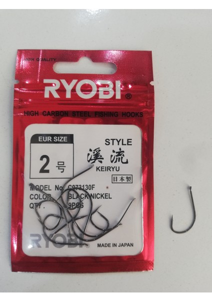 Keiryu Black Nickel Japon Iğne No : 2