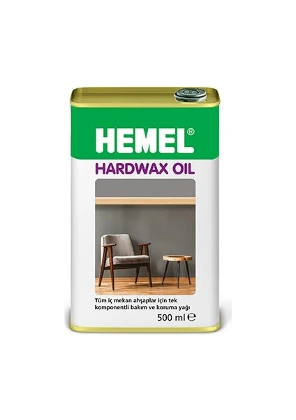 Hemel Hardwax Oil - Castle Brown-0,5 Lt