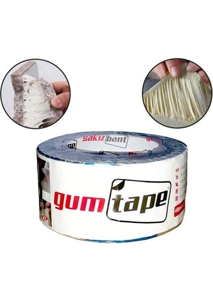 Gum Tape Sakız Bant 48MM x 2mt Boru Tamir Bantı Güçlü Bant