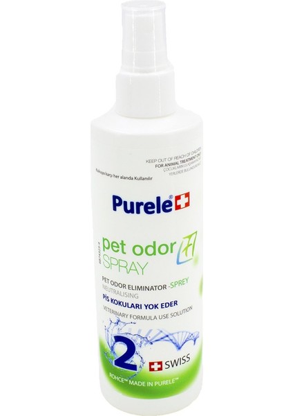Purele Pet Odor Kötü Koku Giderici Sprey