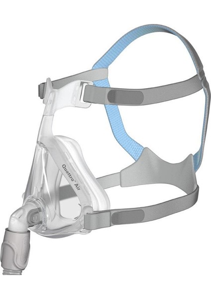 Quattro Air Tam Yüz Cpap Maskesi (Large Boy) +Resmed S9 ve Air Serisi Filtre 2’li Paket