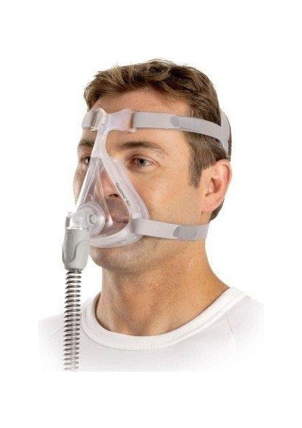 Quattro Air Tam Yüz Cpap Maskesi (Large Boy) +Resmed S9 ve Air Serisi Filtre 2’li Paket