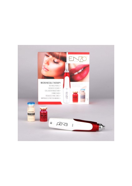 Enzo Kablolu Yüz İğneleme İz Leke Giderme Silme Makinası Cilt Sıkılaştırma Dermapen Cihazı fiyatları
