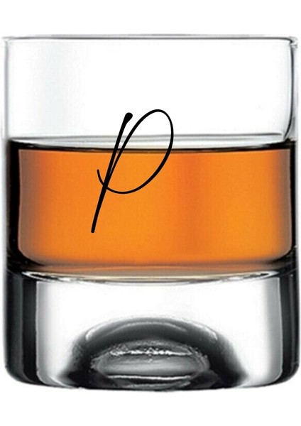 P Harfi Yazılı Paşabahçe Holiday Viski Bardağı