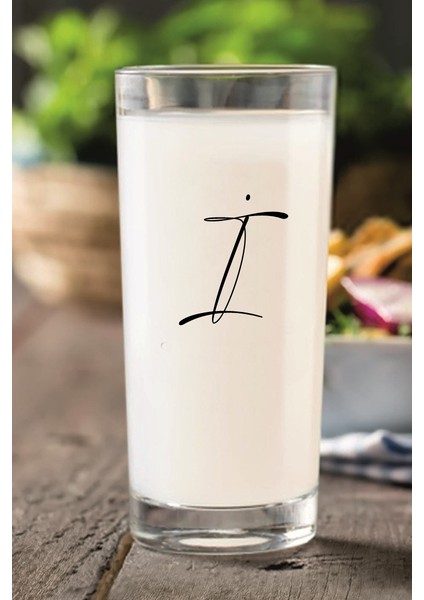 I Harfli Rakı Bardağı Kadehi