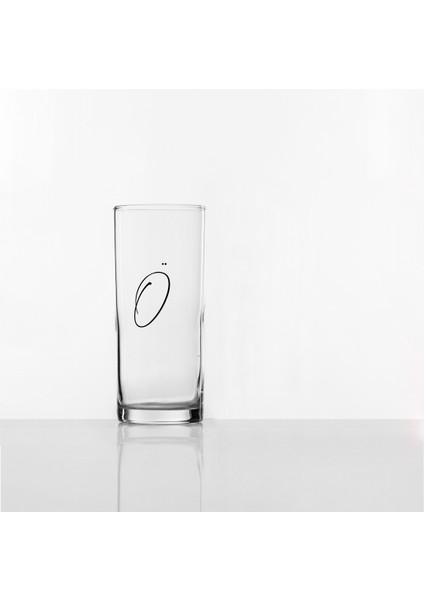 Ö Harfli / Harfi Yazılı Çıkmayan Baskılı Rakı Bardağı Kadehi
