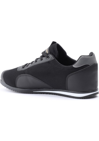 AGOT Erkek Sneaker Koşu & Yürüyüş Ayakkabısı Siyah / Koyu Gri