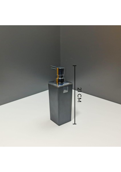 Liza Sıvı Sabunluk Mutfak Banyo Lavabo Çizgili Sabunluk Kare modelleri