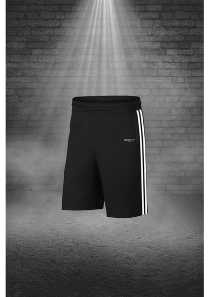 Büyük Beden Erkek Beyaz Dri-Fit Kumaş Baskısız Yuvarlak Yaka Kısa Kol Tişört Şort Alt Üst Takım (4XL-10XL)