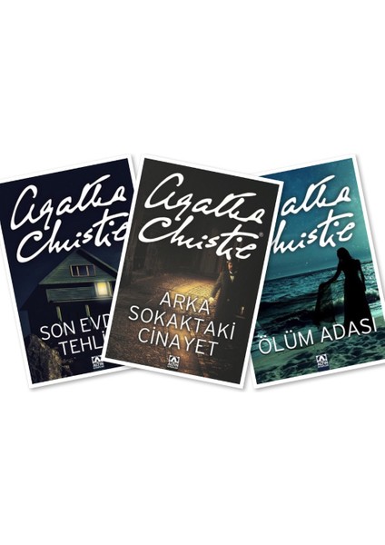 Son Evdeki Tehlike - Arka Sokaktaki Cinayet - Ölüm Adası - 3 Kitap - Agatha Christie