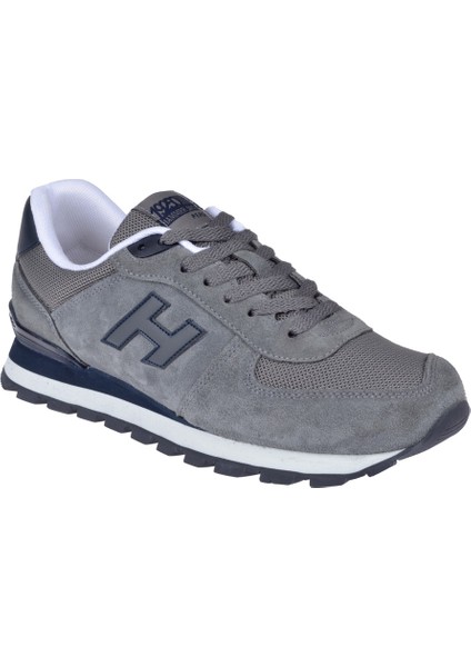 Hakiki Deri Erkek Spor Ayakkabı-Sneakers HJ-19250-M Gri