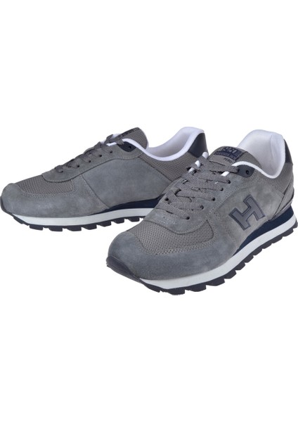 Hakiki Deri Erkek Spor Ayakkabı-Sneakers HJ-19250-M Gri fırsatları