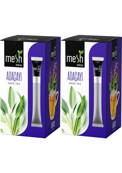 Mesh Stick Adaçayı Bitki Çayı Katkısız 2 Paket