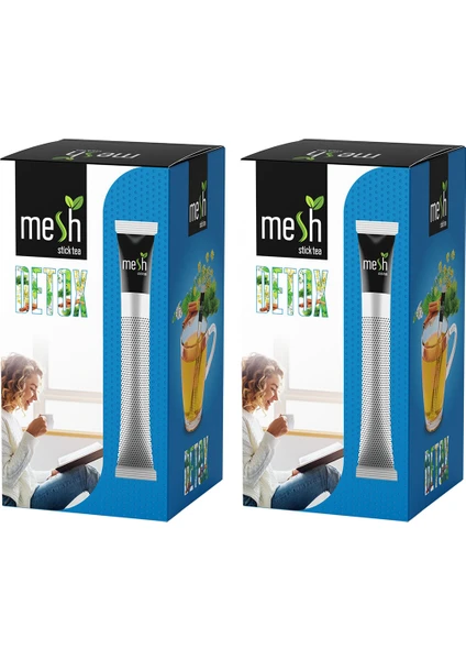 Mesh Stick Detox Çayı Form Çayı Karışık Bitki Çayı 2 Paket Bir Arada