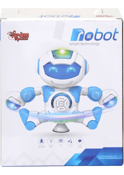 LZH-99444-7 Müzikli ve Işıklı Projeksiyonlu Robot