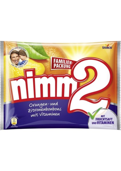 Nimm2 Familien Packung Limon Portakal Şeker 429 gr