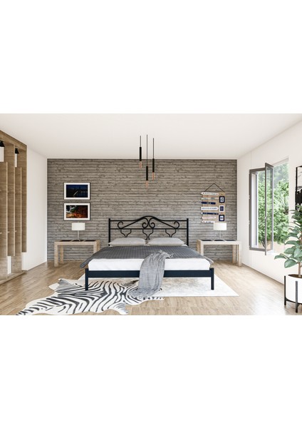 Gm 301 Gold Dublex Metal Karyola Siyah 150X200 fiyatları