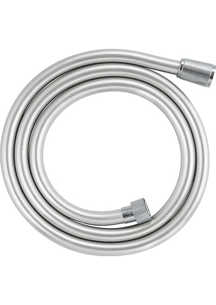 YT18 Güçlü Pvc Örgülü Kopmaz Kırılmaz Banyo Duş Spiral Hortumu 150CM Gri-Yüksek Kalite