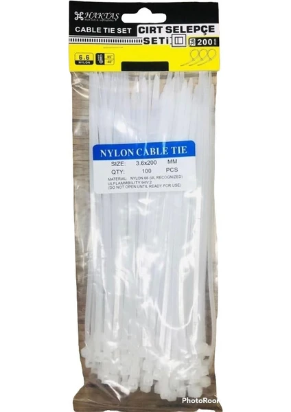 Plastik Cırt Kelepçe 3.6*200MM