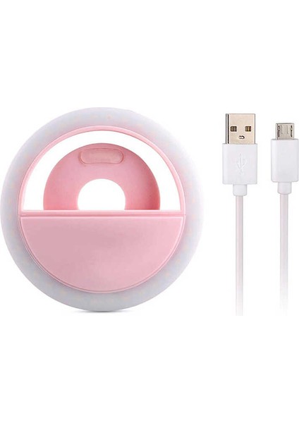 Zore M-06 Selfie Işığı-Pembe