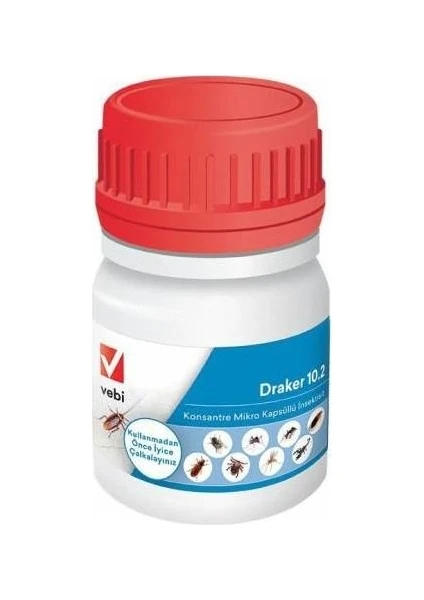 Draker 10.2 Kokusuz Konsantre 50 ml Genel Haşere Kovucu