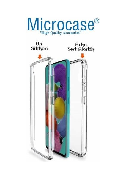 Microcase Samsung Galaxy M30 360 Tpu Serisi Ön Arka Full Cover Şeffaf Kılıf