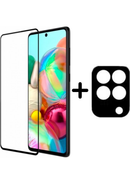 Xiaomi Redmi Note 11 Pro 5g 5d Tam Kaplayan Cam Ekran Koruyucu ve Kamera Lens Koruyucu Seti