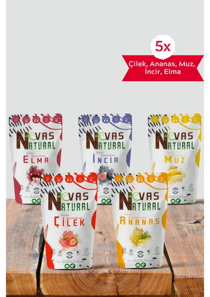 Nevas Natural Dondurularak Kurutulmuş Freeze Dried Avantajlı 5'li Tanışma Paketi