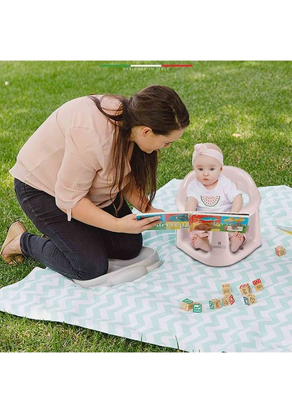 2in1 Vakum Bebek Banyo Oturağı ve Mama Oturağı Yeşil