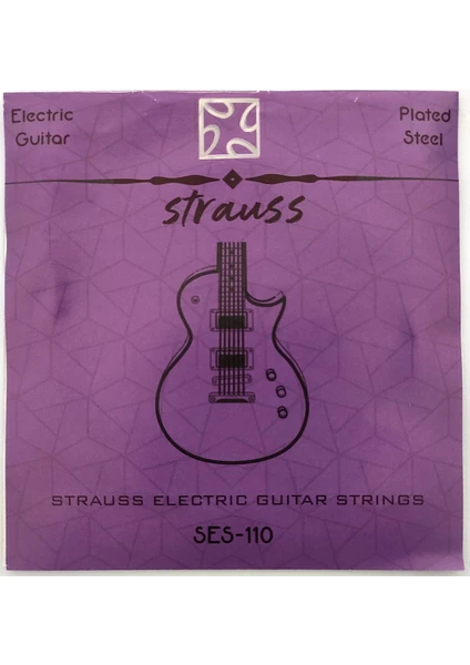 SES-110 Elektro Gitar Teli Takım 0.10