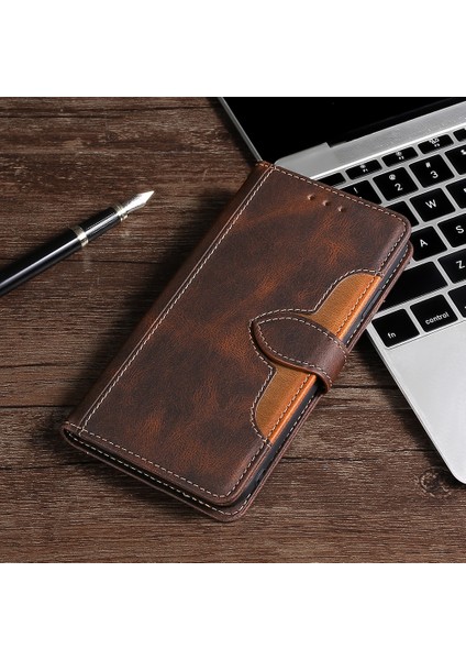 Xiaomi Mi Cc9 Pro Pu Case Brown Için (Yurt Dışından)