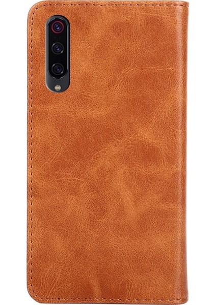 Xiaomi Mi 9 Pro Brown Için Deri Kılıf (Yurt Dışından)