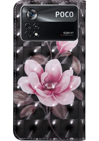 Xiaomi Poco X4 Pro 5g Pembe Çiçek Için 3D Boyalı Kasa (Yurt Dışından) modelleri