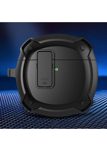 Huawei Tomurcukları Için Switch ile Kulaklık Kılıfı 4 Siyah Kırmızı (Yurt Dışından)