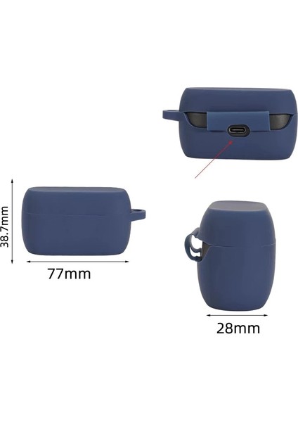 Jabra Ite 3 Siyah Için Silikon Kulaklık Kılıfı (Yurt Dışından) fiyatları