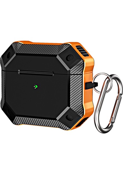 3 Turuncu Için Tpu + Pc Kulaklık Kılıfı (Yurt Dışından)