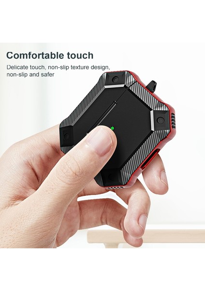 3 Kırmızı Için Tpu + Pc Kulaklık Kılıfı (Yurt Dışından) fiyatları