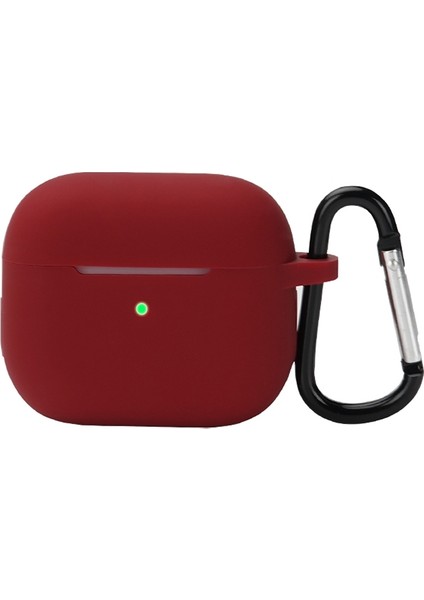 3 Şarap Kırmızısı Için Kablosuz Kulaklık Silikon Kasa (Yurt Dışından)