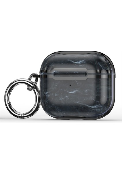 3 Siyah Için Mermer Doku Kulaklık Kılıfı (Yurt Dışından)