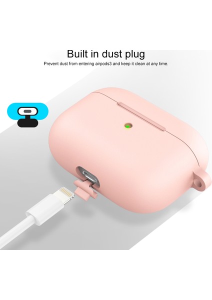 3 Açık Pembe Için Silikon Kulaklık Kılıfı (Yurt Dışından) modelleri