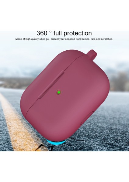 3 Gül Kırmızısı Için Silikon Kulaklık Kılıfı (Yurt Dışından) fiyatları