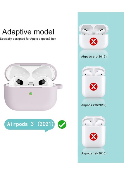 3 Mor Için Silikon Kulaklık Kılıfı (Yurt Dışından) fırsatları